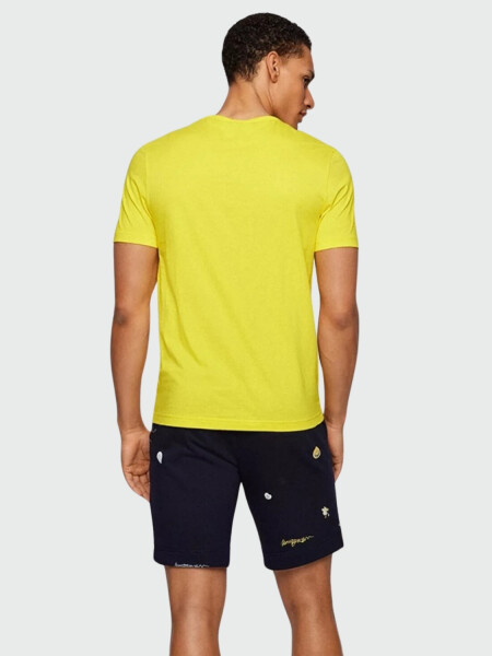 BOSS -Remera básica de algodón, regular fit, TEE CURVED 739