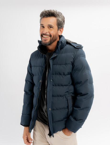 Campera Ravik capitoneada azul