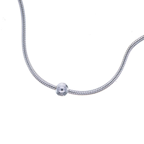 Cadena de plata 925 con cuentas, 48 cm.. Cadena de plata 925 con cuentas, 48 cm..
