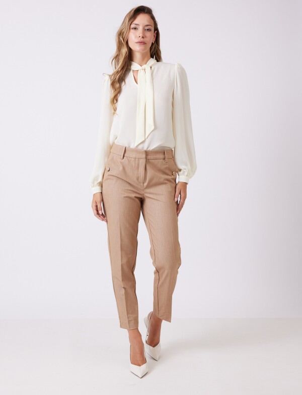 Pantalon Gabardina Ligera & Confort BEIGE