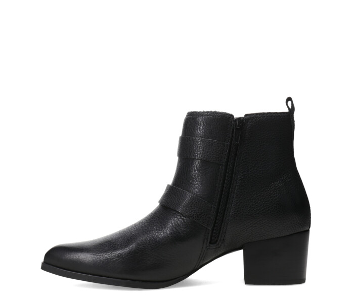 Bota caña baja con hebillas 349310 Preto