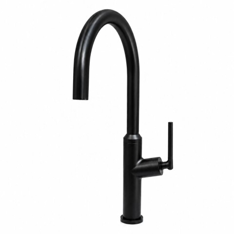 Grifería de cocina Monocomando de mesada extensible Negro Mate Grifería De Cocina Monocomando De Mesada Extensible Negro Mate