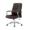 Silla de oficina Cromada Mariposa - Nash Marrón
