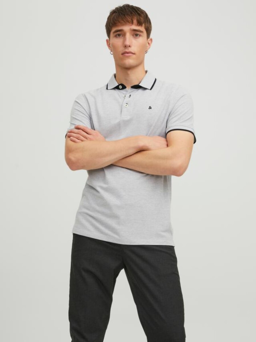 Camiseta Paulos Polo Clásica - Light Grey Melange 