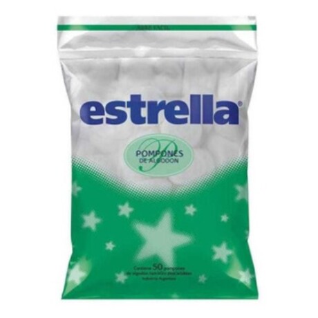 POMPONES DE ALGODON ESTRELLA 50 UNIDADES POMPONES DE ALGODON ESTRELLA 50 UNIDADES