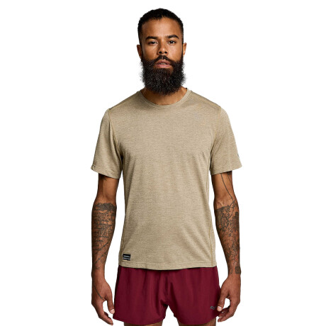 Remera Saucony de Hombre - SAM800278CFH COFFEE HEATHER