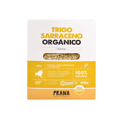 Trigo Sarraceno Orgánico Prana 400g Trigo Sarraceno Organico Prana