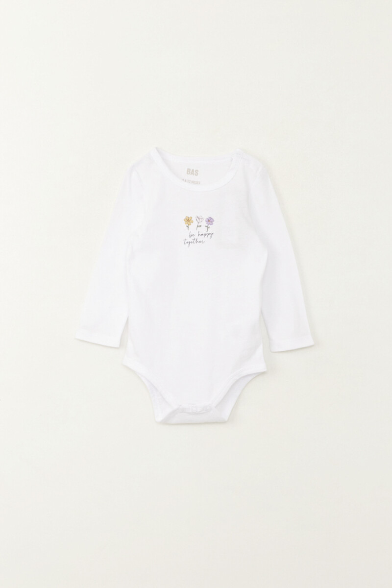 Body estampado - Blanco 