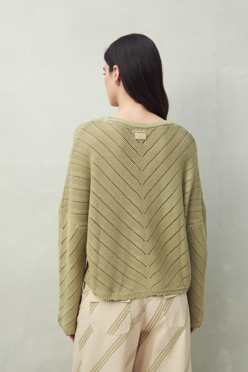 SWEATER CAPUCINE Verde Oliva