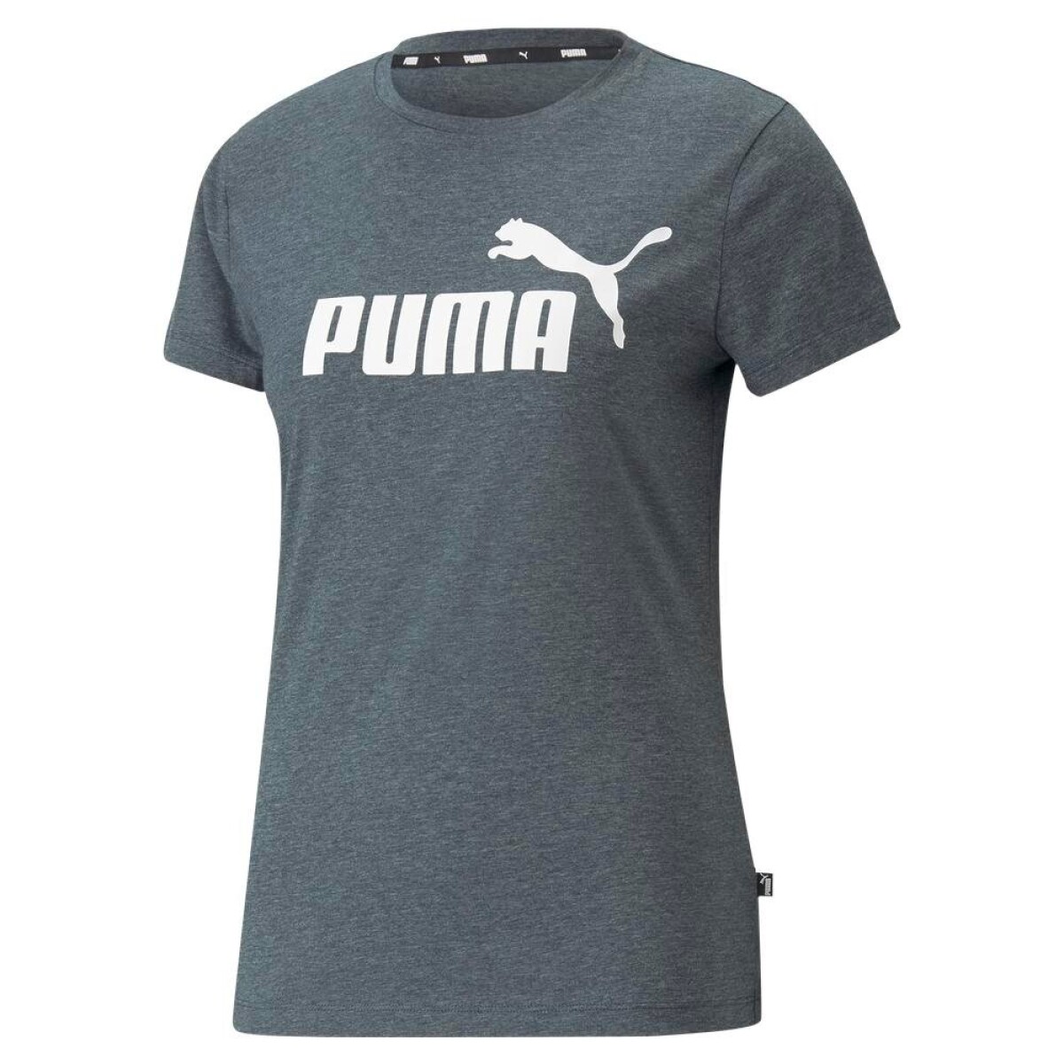 Remera Puma Ess Logo Heather Tee 