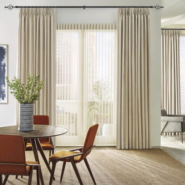 Barrote Cortina Extensible 1 A 2 M Soporte Espiral Barrote Cortina Extensible 1 A 2 M Soporte Espiral