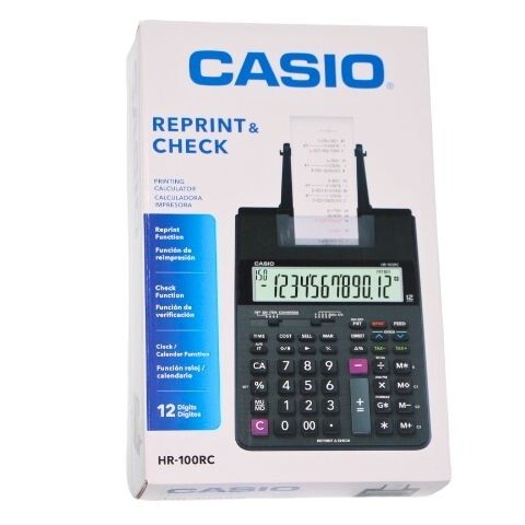 MAQUINA CALCULADORA. CASIO HR100 MAQUINA CALCULADORA. CASIO HR100