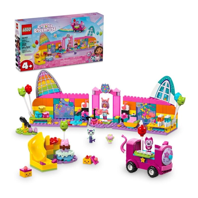 Lego Gabby´s House Sala para Fiestas 252 Pcs 4+ Lego Gabby´s House Sala Para Fiestas 252 Pcs 4+
