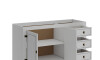 Bajo mesada 2 Puertas, 3 cajones - Linea Mexicana - Blanca Bajo mesada 2 Puertas, 3 cajones - Linea Mexicana - Blanca