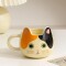 Taza De Gatito Naranja Y Negro