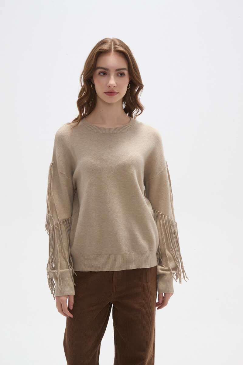 Sweater Devia - Beige Melange 