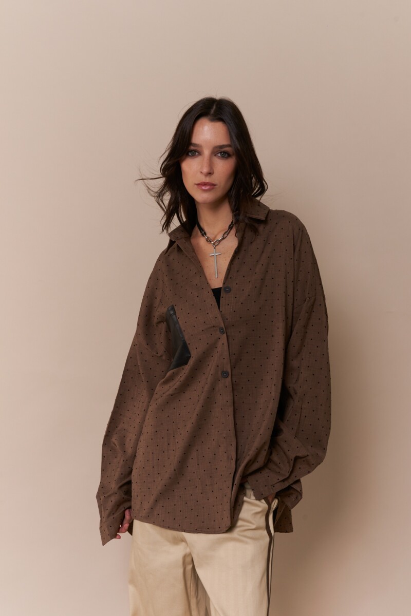 Camisa Enriqueta MARRON