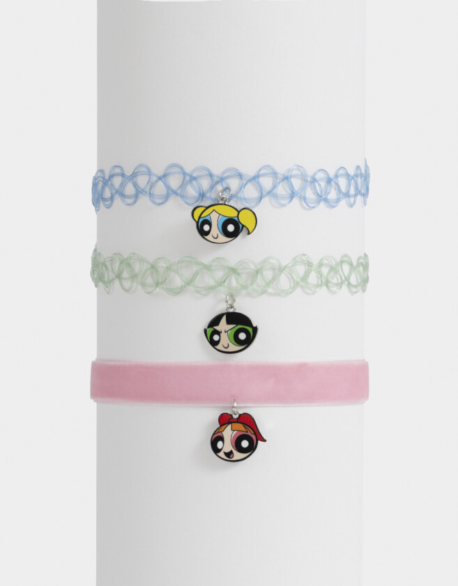 Collares Infantiles Set De Collares Para Compartir "chicas Superpoderosas" - Combinacion Multicolor
