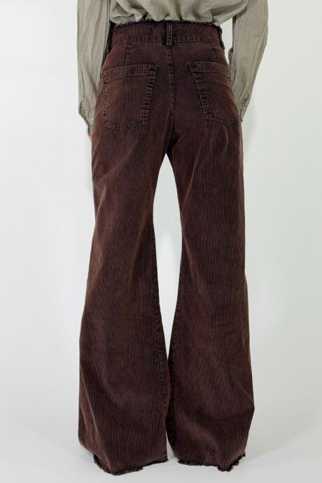PANTALON PANA LENNON Marron Antik