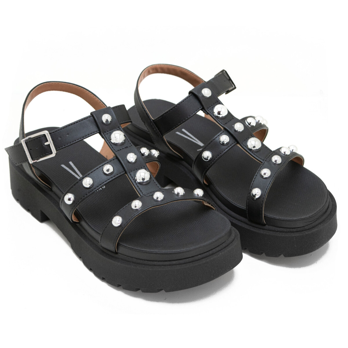 Sandalia Vizzano de Mujer - 6499.110-7286 - Negro-niquel 