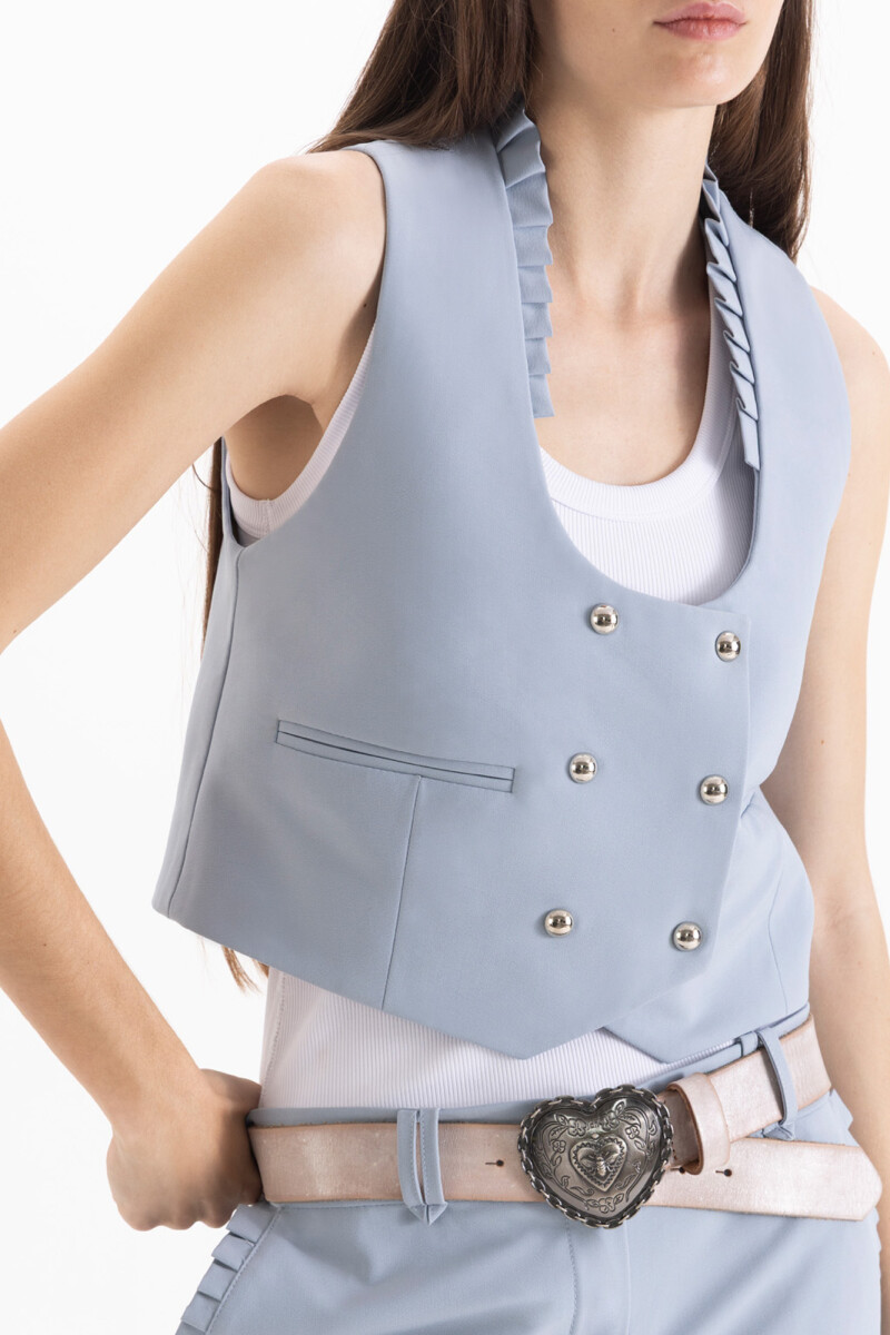 CHALECO CAPRI Celeste