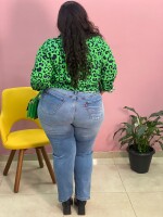 Camisa Sabana Verde print