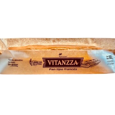 Pan frances s/gluten 180g Vitanzza Pan Frances Vitanzza 180g