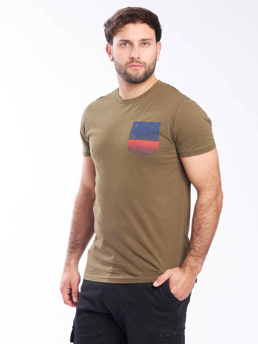 T-SHIRT VIERA 409 - Oliva 