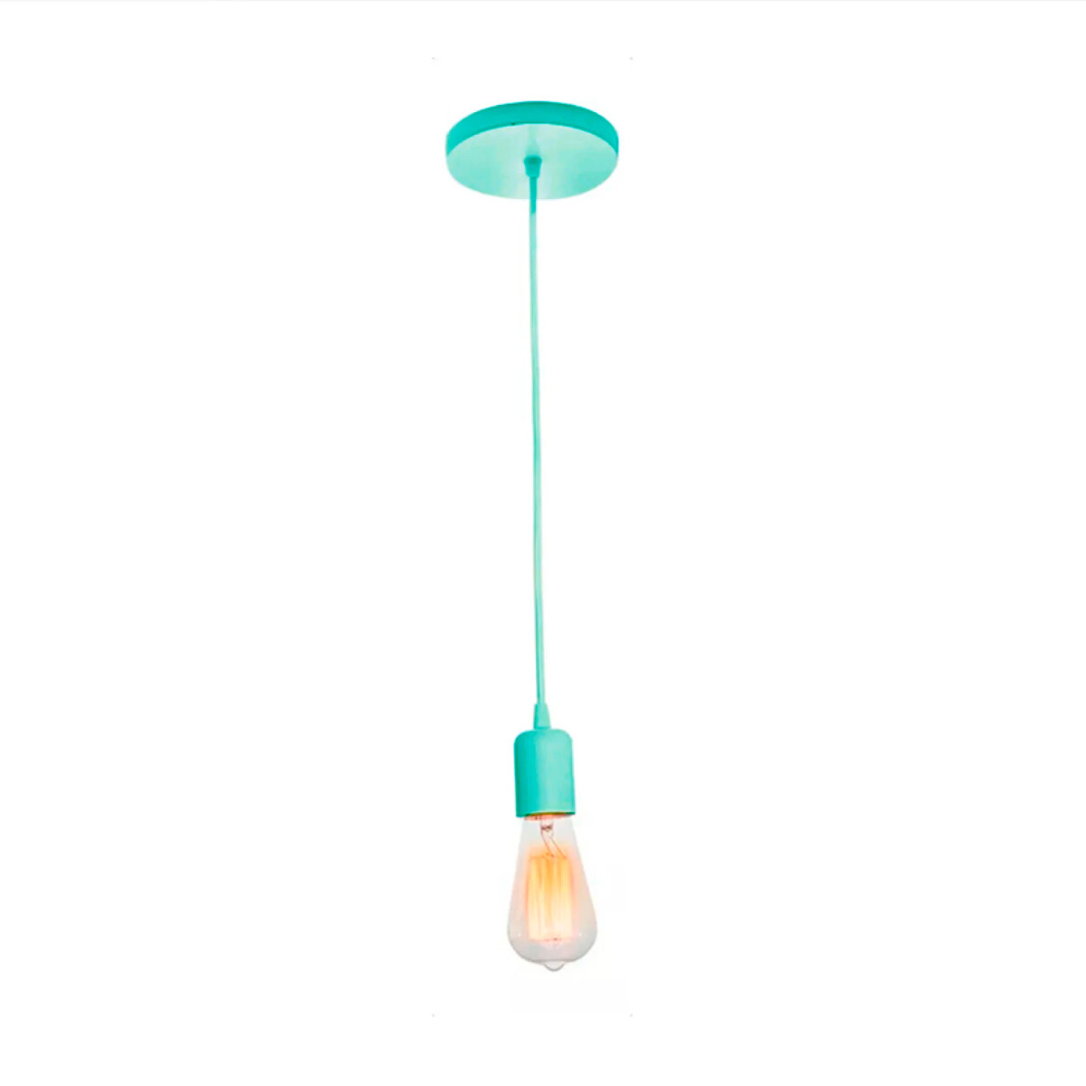 Lámpara Colgante Decorativa Rainbow Celeste 