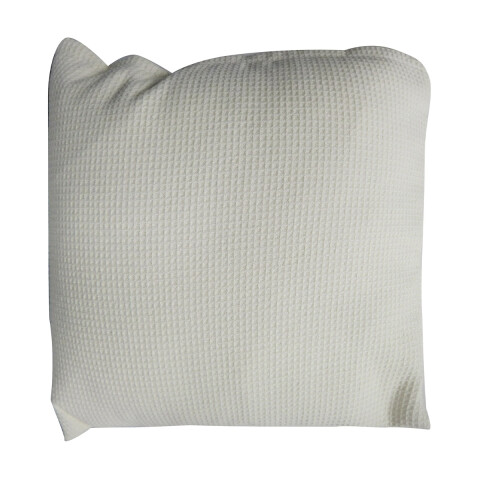 Almohadón Waffle Home Class 42 x 42 cm CREMA