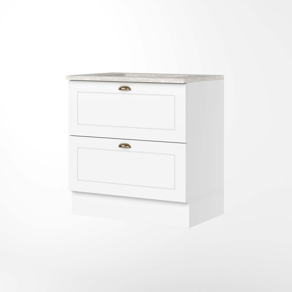 BAJO MESADA 2C MDF BLANCO AMERICANA