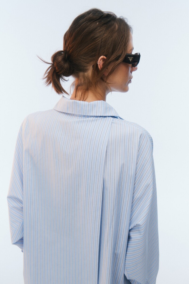 CAMISA MATILDA Celeste