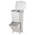 Tacho De Basura Papelera Contenedor C/ruedas 45 L Blanco