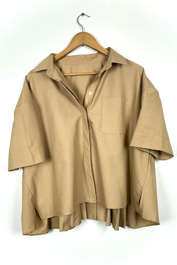 CAMISA ALGODON KRISHNA CAMEL