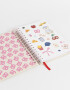 Anotadores Cuadernos y Memos Foodie Cuaderno A5 Con Memo - Rosa Claro