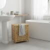 CESTA BAMBU BEIGE P/ROPA 60X37.5X53.5CM Unica