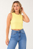 Musculosa Basica Amarillo