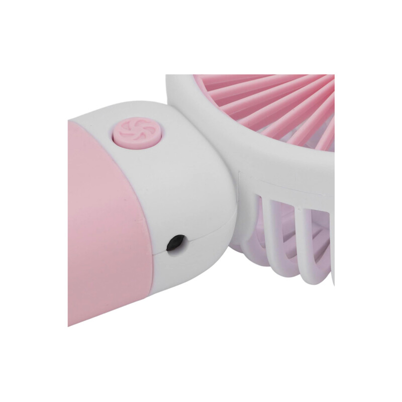 Ventilador portátil con diseño de fresa color rosa Ventilador Portátil Con Diseño De Fresa Color Rosa
