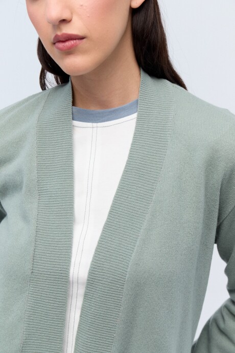 Cardigan Biarritz Verde Agua