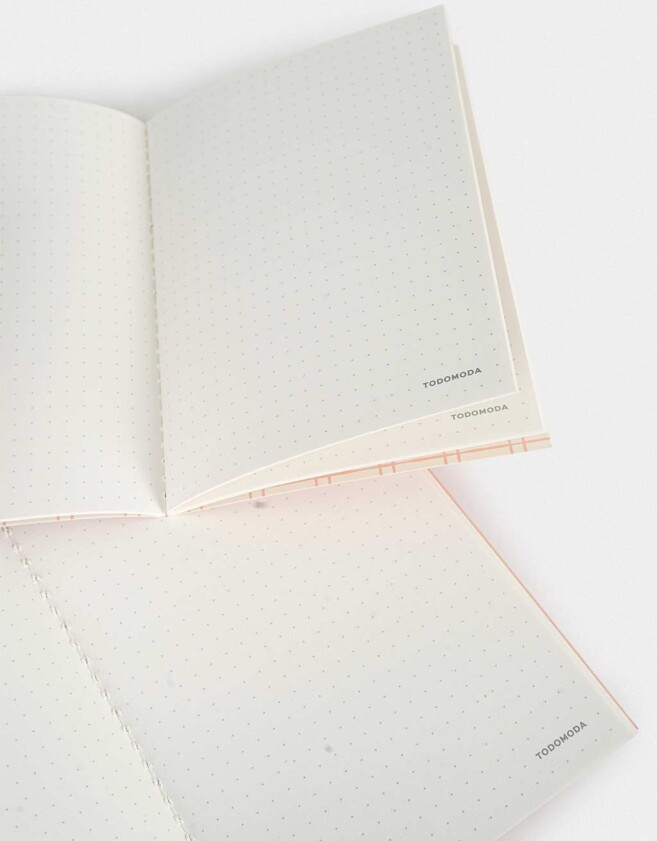 Anotadores Cuadernos y Memos Set De 5 Libretas A6 Cosidas En Cajita - Combinacion Multicolor