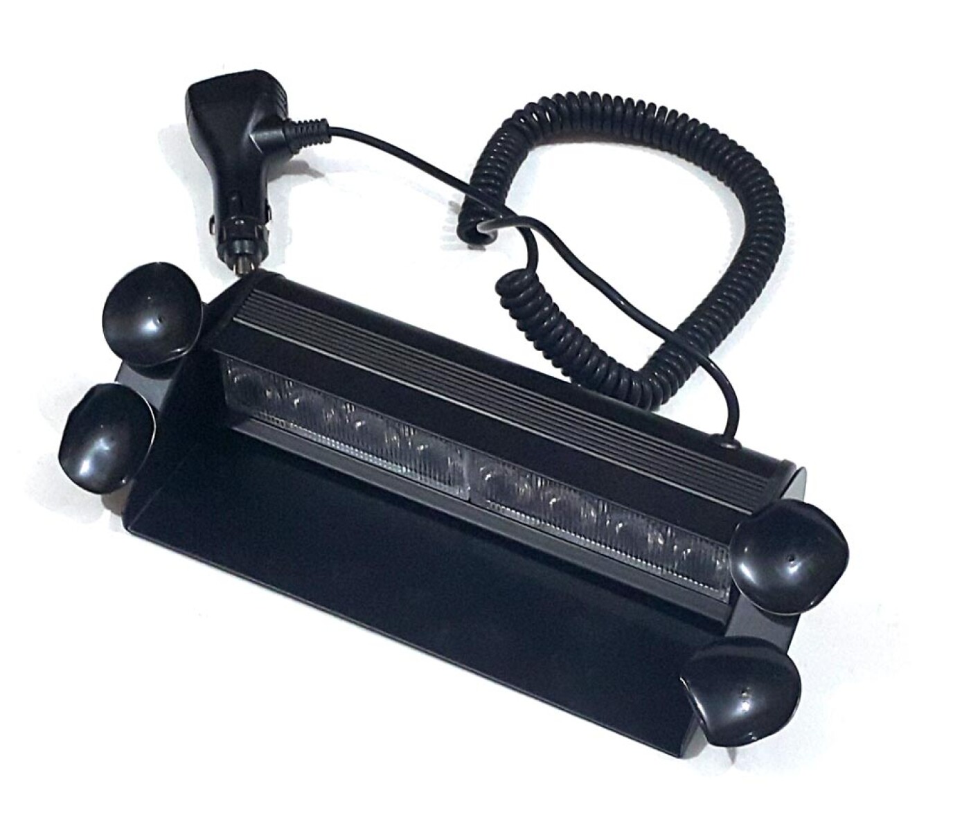 SEÑALIZACION - BARRAL LED BLANCO DESTELLANTE 12V/24V C/VENTOSA - 