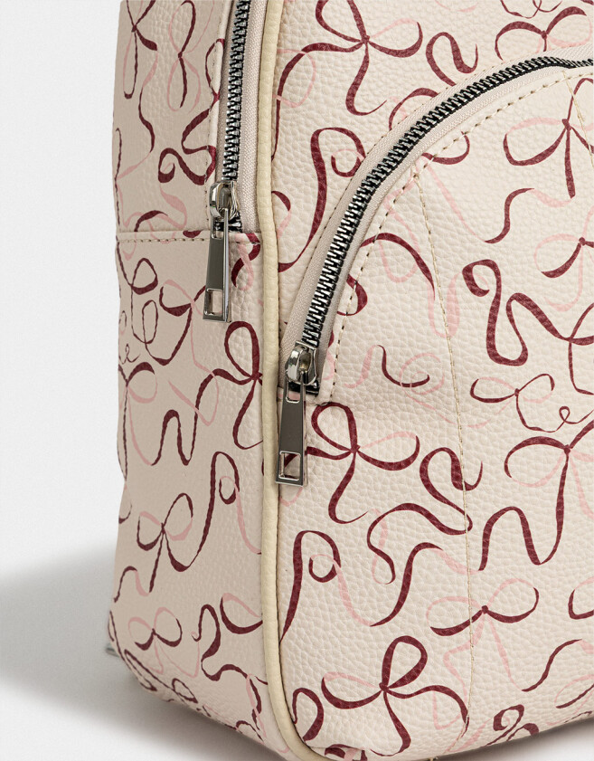 Mochilas Urbanas Mochila Puffy Flores - Estampado Flores