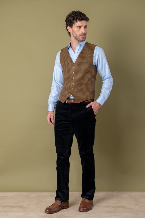 Pantalon Corduroy clásico Azul Marino