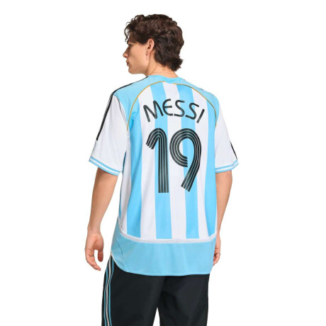 Remera Argentina Camiseta Oficial Camiseta 2006 ''Messi'' de Hombre Blanco