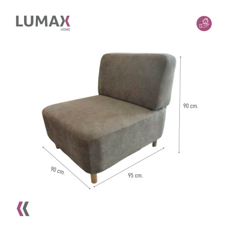 Pack x2 Sillón Modular Lumax de encastre Orebo en caja Gris
