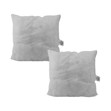 Set x2 Relleno para almohadones comprimido 52 x 52cm BLANCO