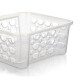 Canasta apilable 746 ml TRANSPARENTE