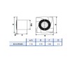 Extractor de baño B-12 Plus (120mm) Extractor De Baño B-12 Plus (120mm)