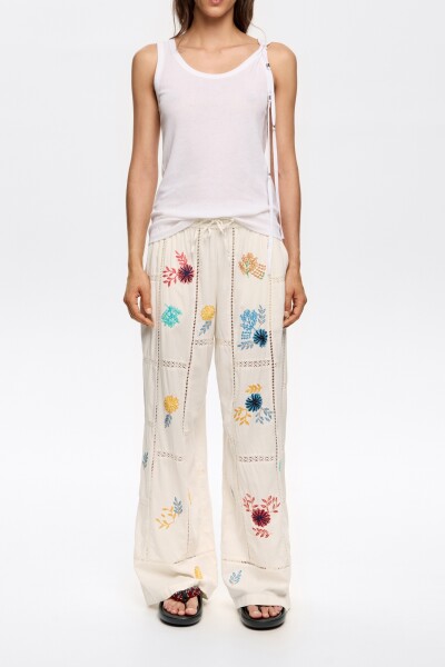 PANTALÓN Crema
