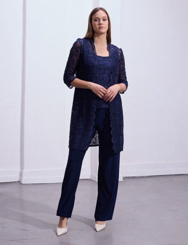 Set Noche 3 Pcs Pant AZUL